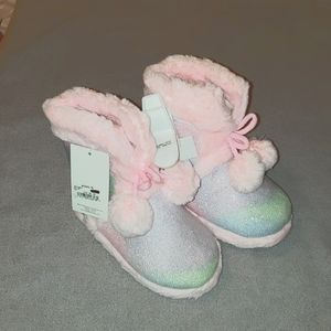 Girls slipper boots